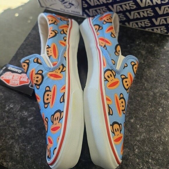 Vintage Paul Frank Julius Vans, Mens, 2001 Slip-on Sneakers *RARE*, Size 11 main image 6